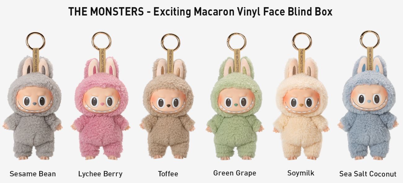 Labubu The Monsters - Exciting Macaron Vinyl Face Blind Box - 1 Pc Labubu The Monsters - Exciting Macaron Vinyl Face Blind Box - 1 Pc